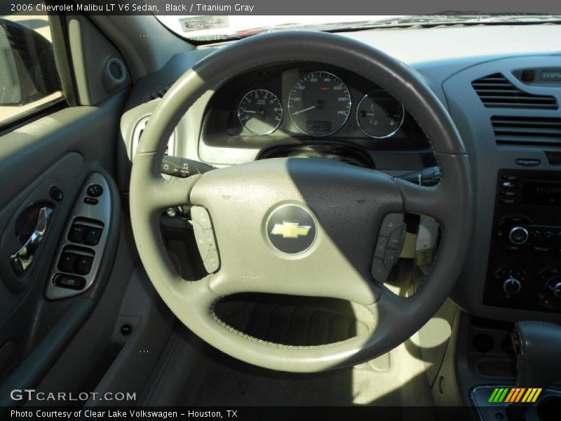 Black / Titanium Gray 2006 Chevrolet Malibu LT V6 Sedan