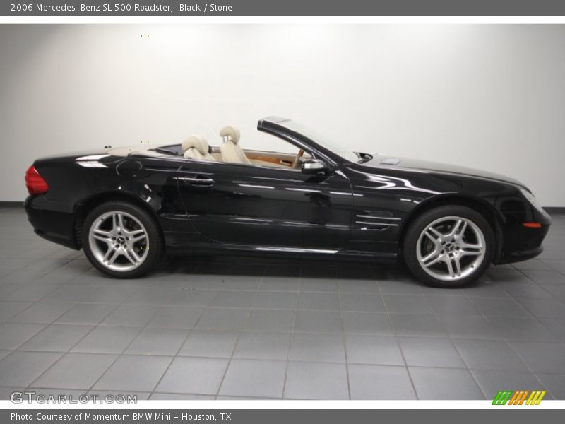 Black / Stone 2006 Mercedes-Benz SL 500 Roadster