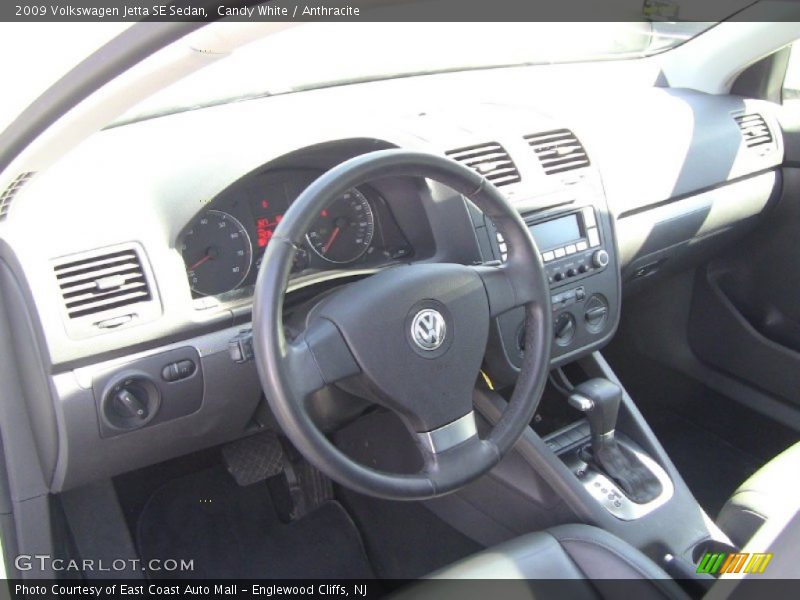 Candy White / Anthracite 2009 Volkswagen Jetta SE Sedan