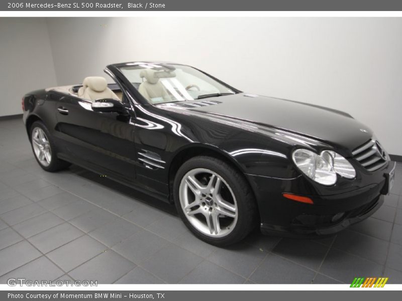 Black / Stone 2006 Mercedes-Benz SL 500 Roadster