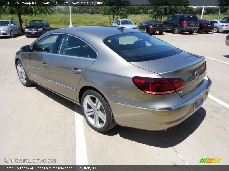 Light Brown Metallic / Black 2013 Volkswagen CC Sport Plus
