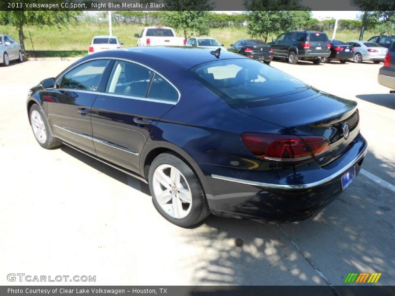 Night Blue Metallic / Black 2013 Volkswagen CC Sport