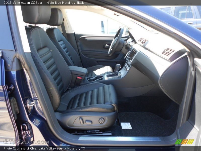 Night Blue Metallic / Black 2013 Volkswagen CC Sport