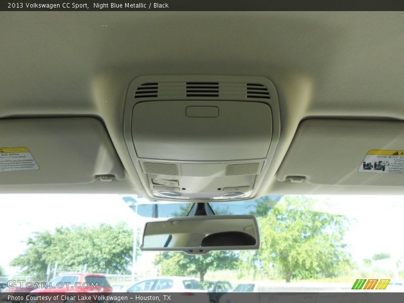 Night Blue Metallic / Black 2013 Volkswagen CC Sport