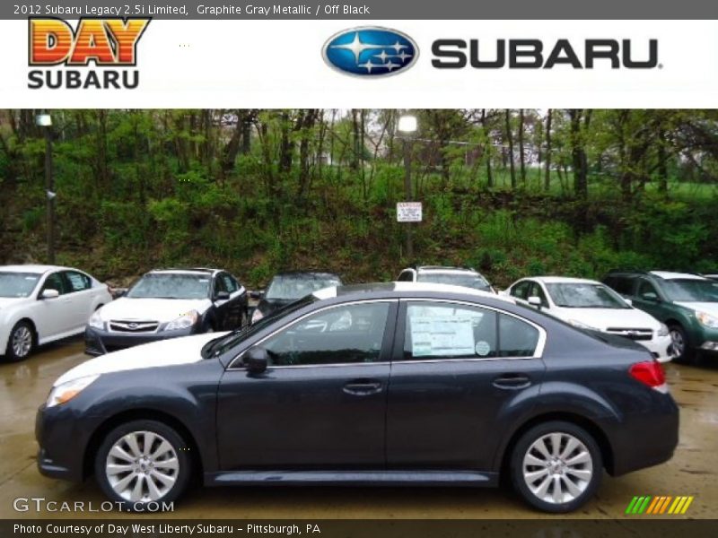 Graphite Gray Metallic / Off Black 2012 Subaru Legacy 2.5i Limited