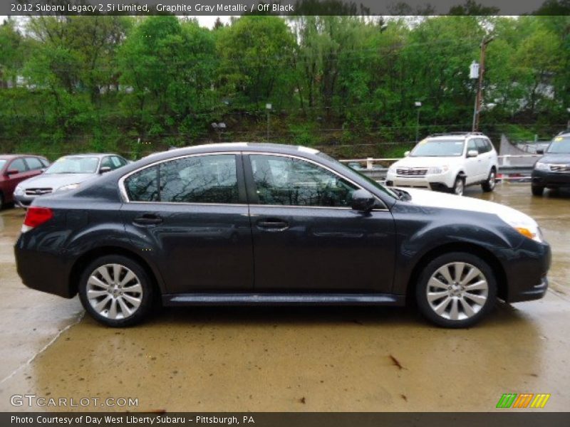 Graphite Gray Metallic / Off Black 2012 Subaru Legacy 2.5i Limited