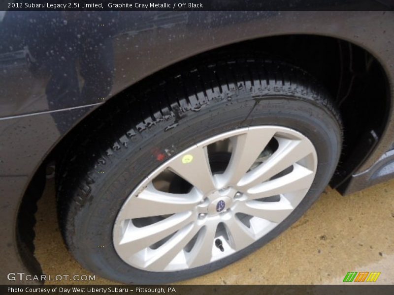 Graphite Gray Metallic / Off Black 2012 Subaru Legacy 2.5i Limited