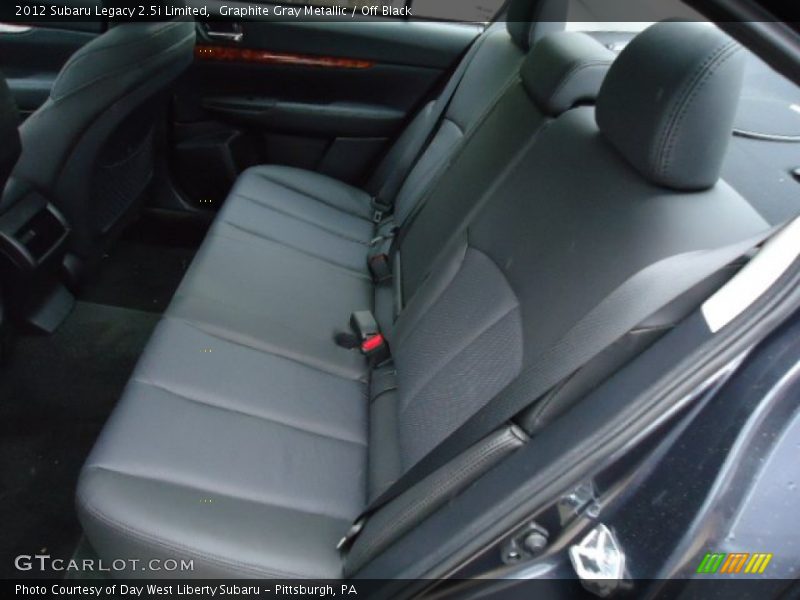 Graphite Gray Metallic / Off Black 2012 Subaru Legacy 2.5i Limited