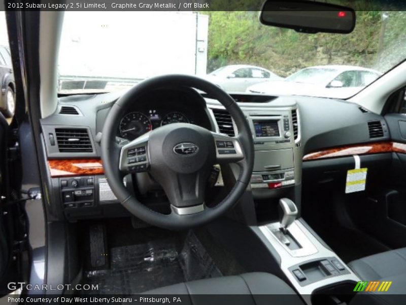 Graphite Gray Metallic / Off Black 2012 Subaru Legacy 2.5i Limited