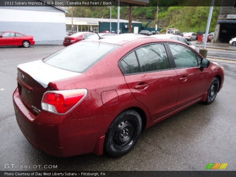 Camellia Red Pearl / Black 2012 Subaru Impreza 2.0i 4 Door