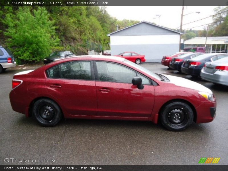 Camellia Red Pearl / Black 2012 Subaru Impreza 2.0i 4 Door