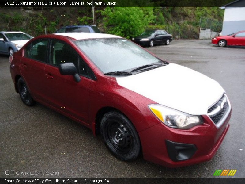Camellia Red Pearl / Black 2012 Subaru Impreza 2.0i 4 Door