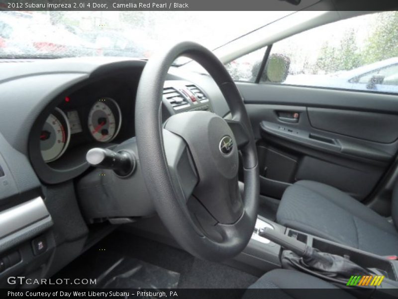 Camellia Red Pearl / Black 2012 Subaru Impreza 2.0i 4 Door