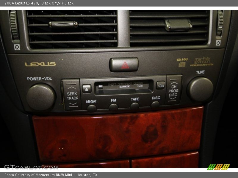 Black Onyx / Black 2004 Lexus LS 430