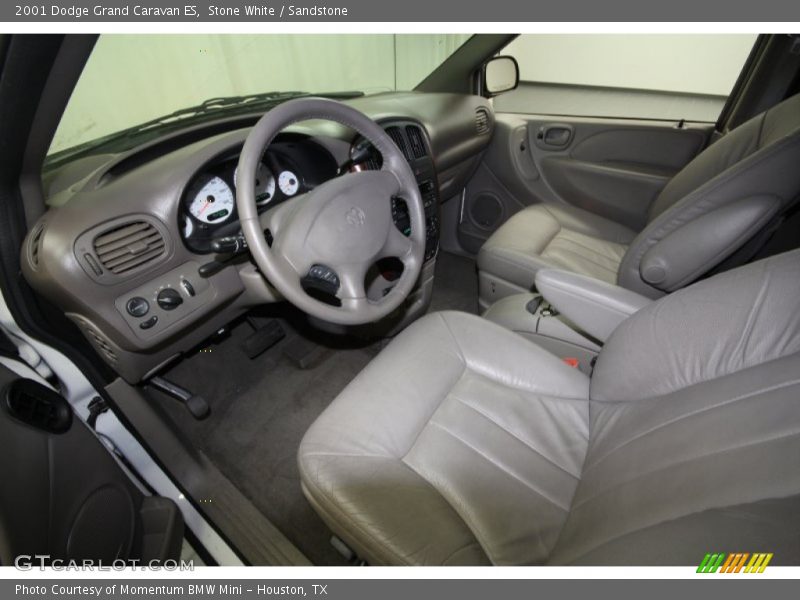 Stone White / Sandstone 2001 Dodge Grand Caravan ES