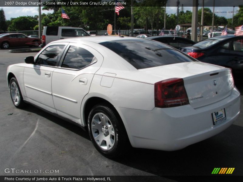 Stone White / Dark Slate Gray/Light Graystone 2007 Dodge Charger