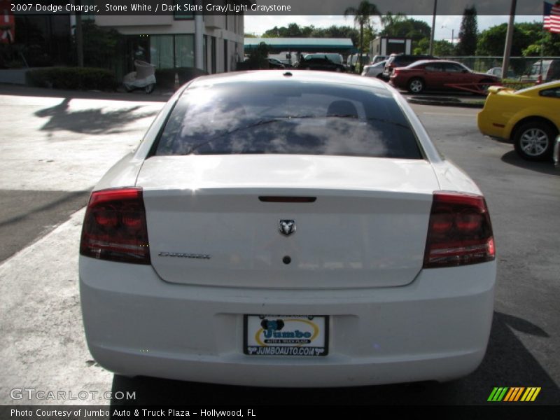 Stone White / Dark Slate Gray/Light Graystone 2007 Dodge Charger