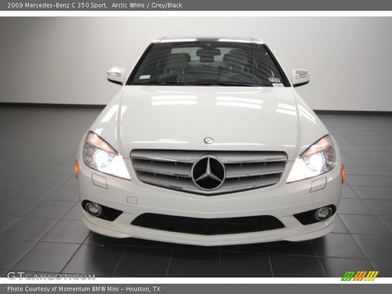 Arctic White / Grey/Black 2009 Mercedes-Benz C 350 Sport