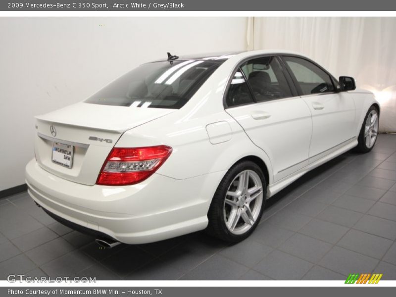 Arctic White / Grey/Black 2009 Mercedes-Benz C 350 Sport