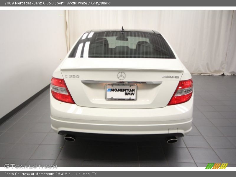 Arctic White / Grey/Black 2009 Mercedes-Benz C 350 Sport