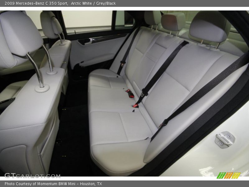 Arctic White / Grey/Black 2009 Mercedes-Benz C 350 Sport