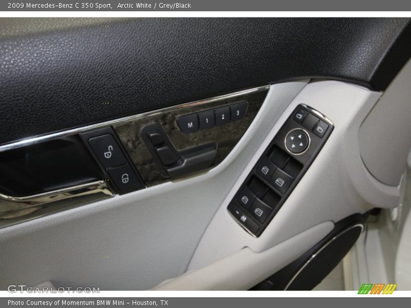Arctic White / Grey/Black 2009 Mercedes-Benz C 350 Sport