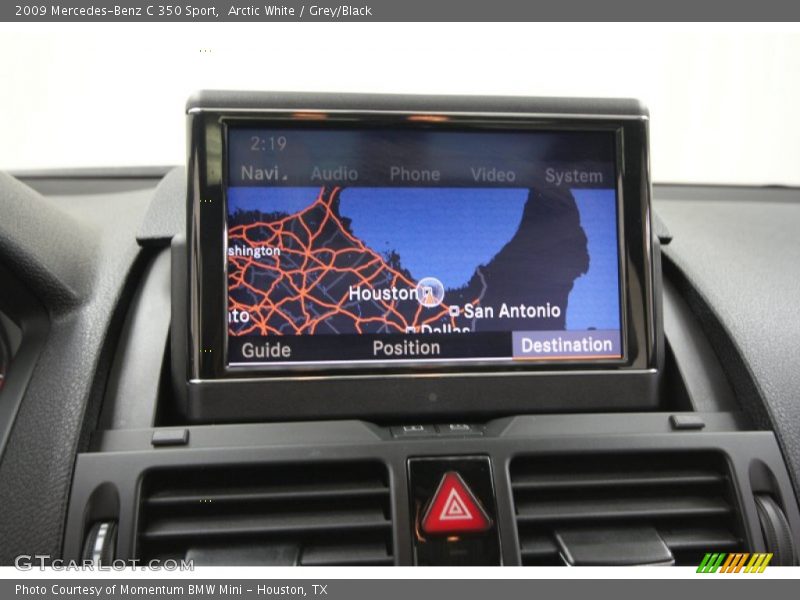 Arctic White / Grey/Black 2009 Mercedes-Benz C 350 Sport