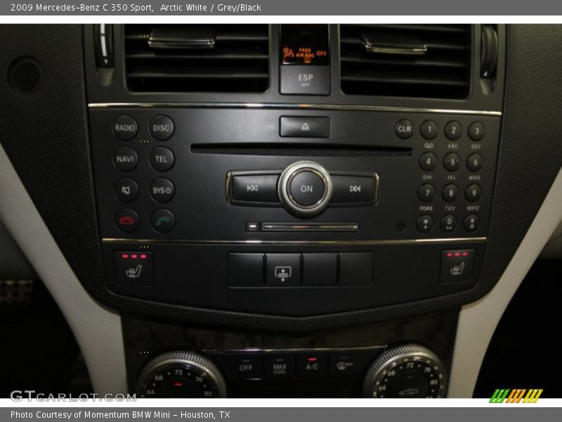 Arctic White / Grey/Black 2009 Mercedes-Benz C 350 Sport