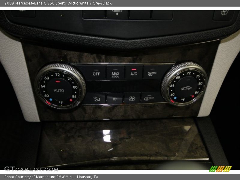 Arctic White / Grey/Black 2009 Mercedes-Benz C 350 Sport