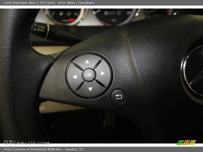 Arctic White / Grey/Black 2009 Mercedes-Benz C 350 Sport