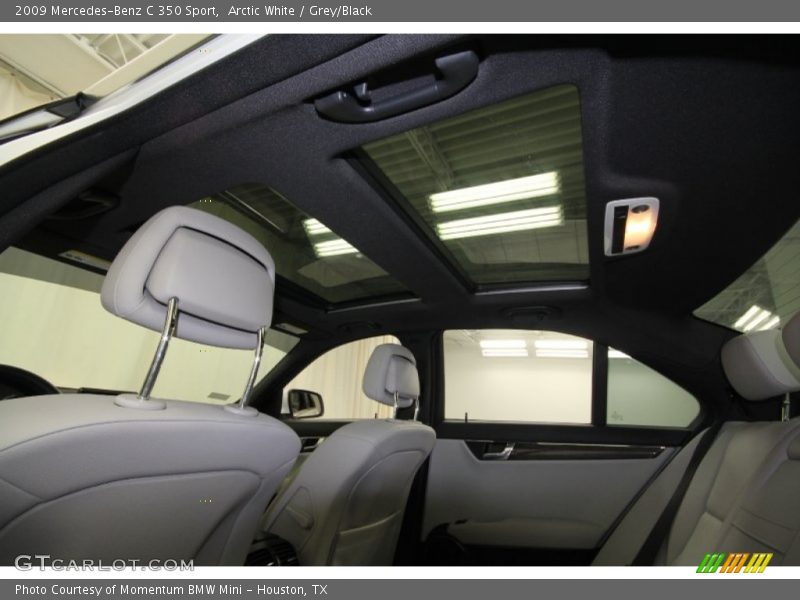 Arctic White / Grey/Black 2009 Mercedes-Benz C 350 Sport