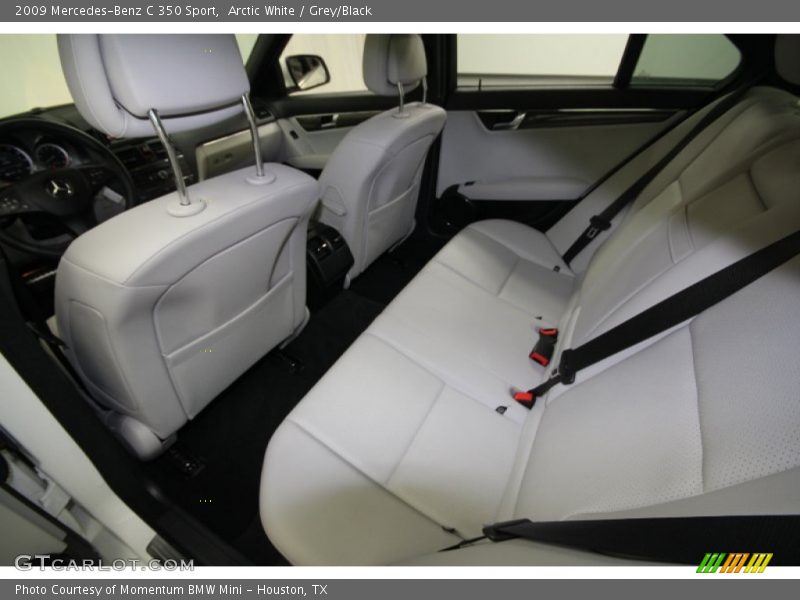 Arctic White / Grey/Black 2009 Mercedes-Benz C 350 Sport
