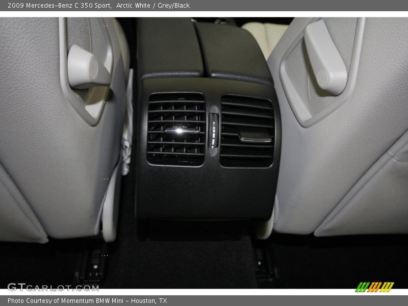 Arctic White / Grey/Black 2009 Mercedes-Benz C 350 Sport