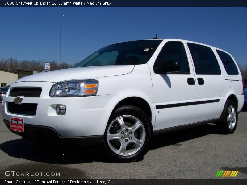 Summit White / Medium Gray 2008 Chevrolet Uplander LS