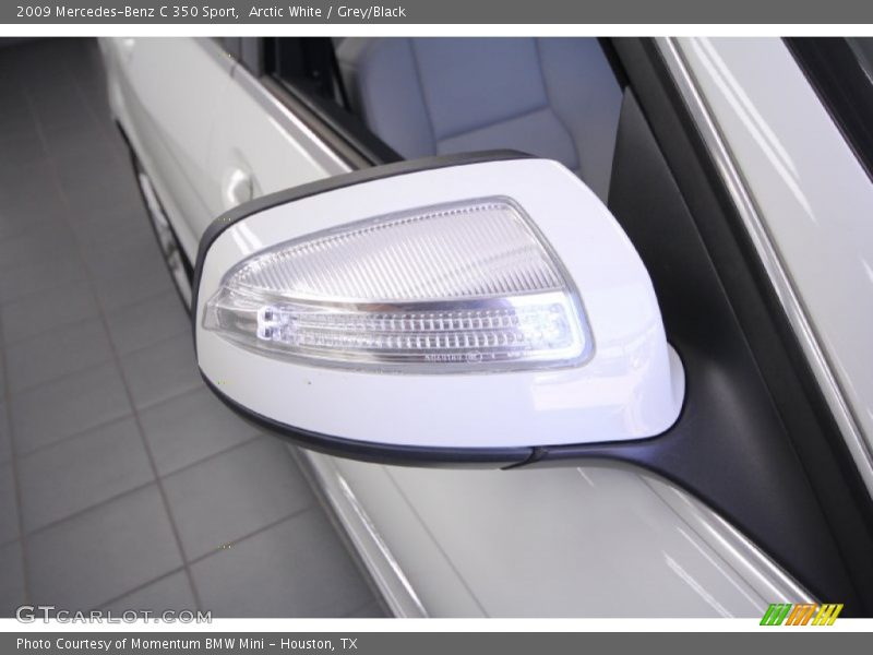 Arctic White / Grey/Black 2009 Mercedes-Benz C 350 Sport