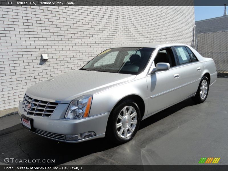 Radiant Silver / Ebony 2010 Cadillac DTS