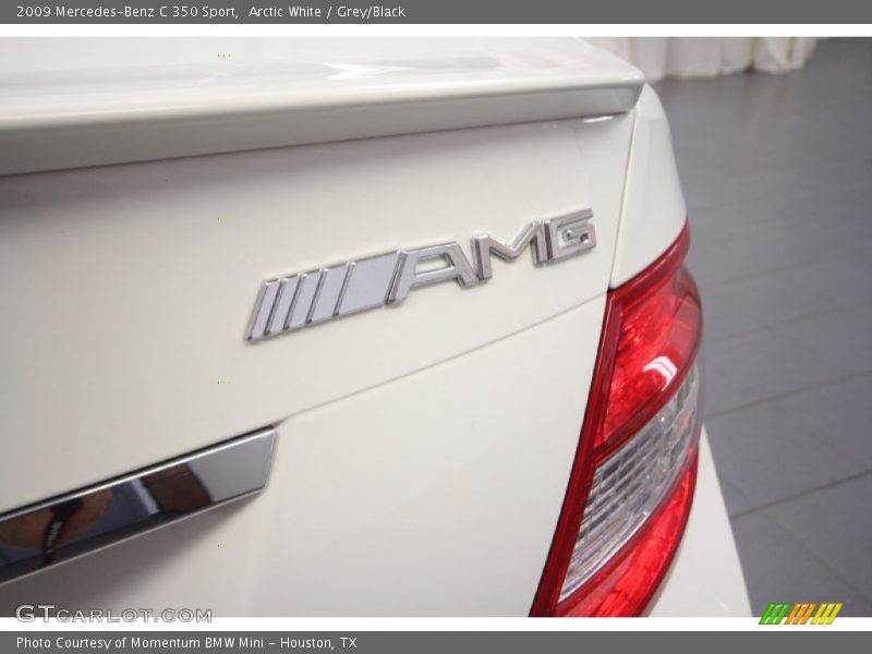 Arctic White / Grey/Black 2009 Mercedes-Benz C 350 Sport