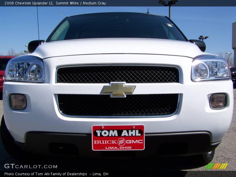 Summit White / Medium Gray 2008 Chevrolet Uplander LS