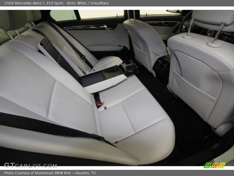 Arctic White / Grey/Black 2009 Mercedes-Benz C 350 Sport