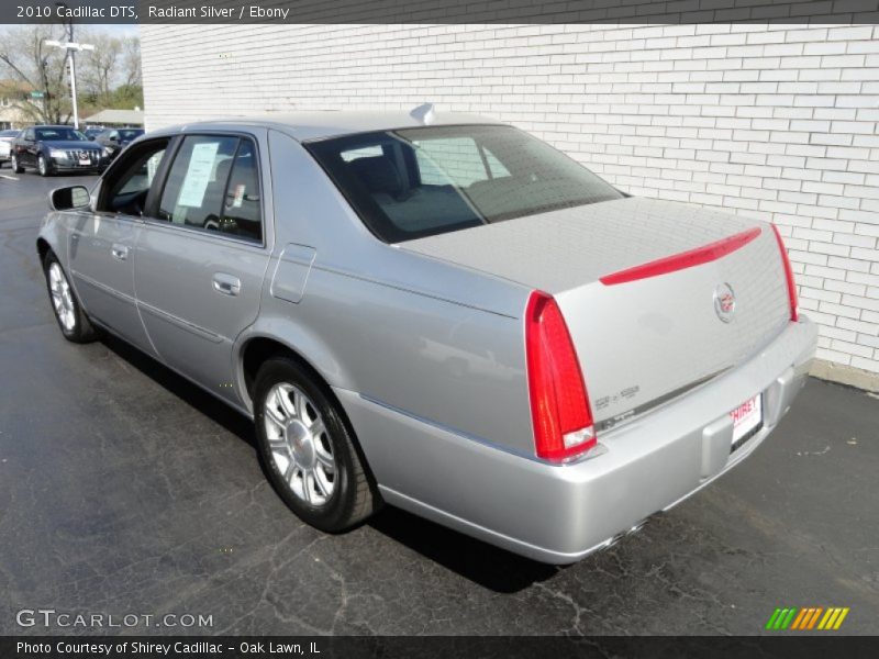Radiant Silver / Ebony 2010 Cadillac DTS