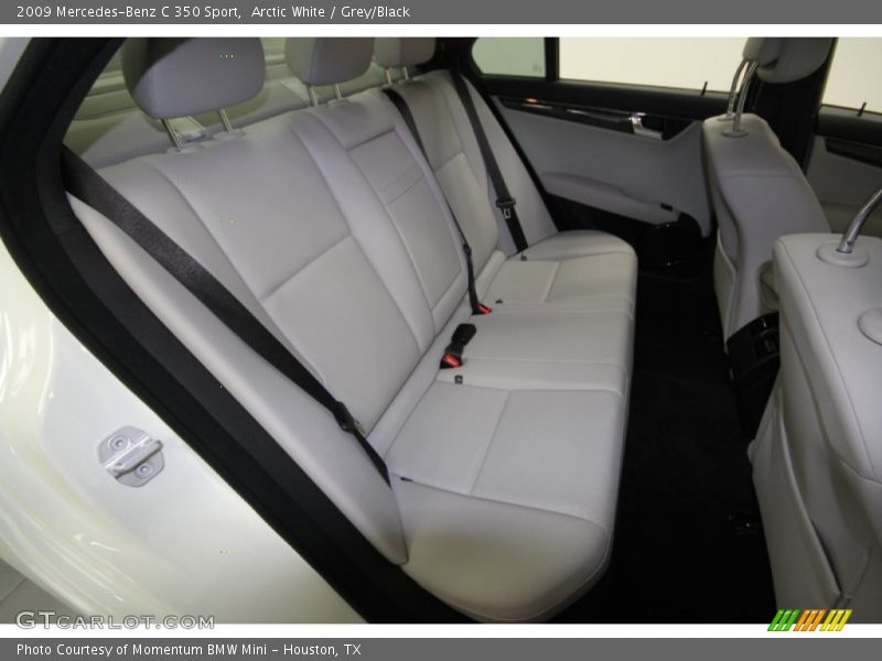 Arctic White / Grey/Black 2009 Mercedes-Benz C 350 Sport