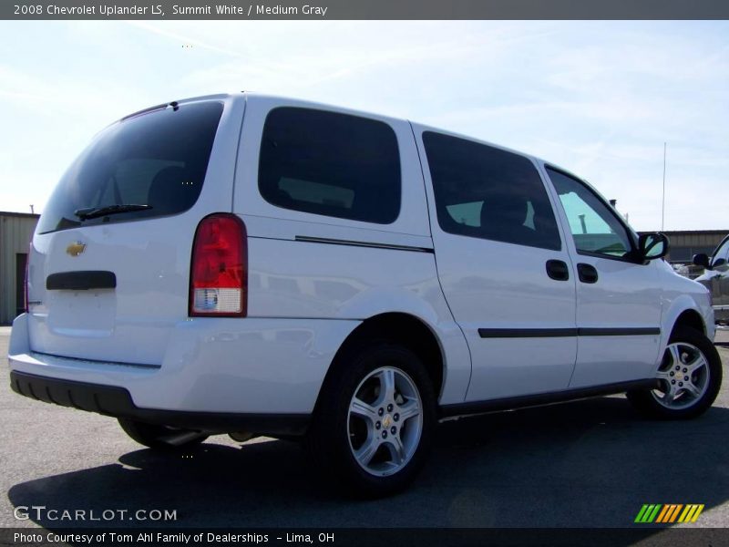 Summit White / Medium Gray 2008 Chevrolet Uplander LS