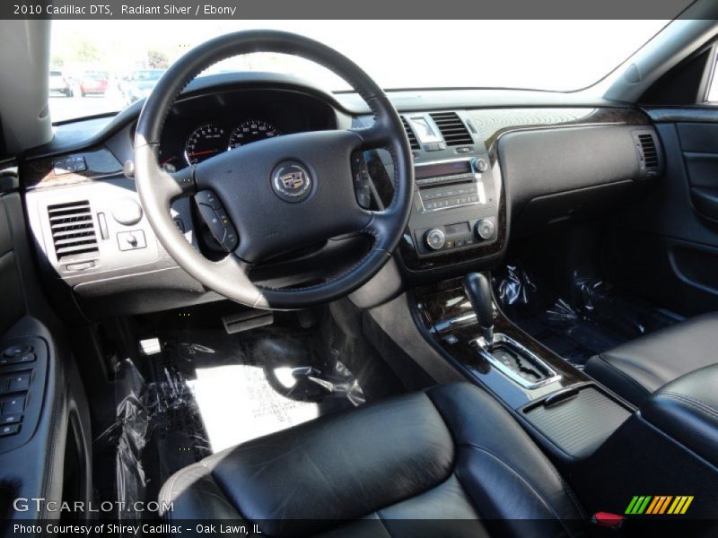 Radiant Silver / Ebony 2010 Cadillac DTS