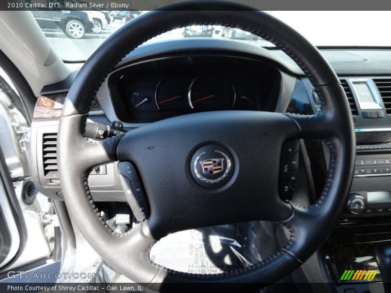 Radiant Silver / Ebony 2010 Cadillac DTS