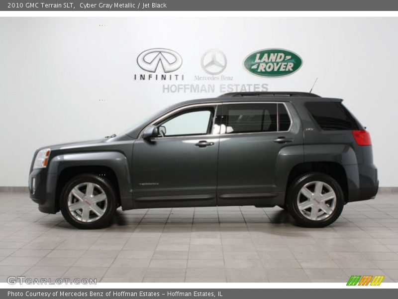 Cyber Gray Metallic / Jet Black 2010 GMC Terrain SLT