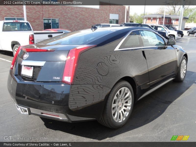 Black Raven / Ebony/Ebony 2012 Cadillac CTS Coupe