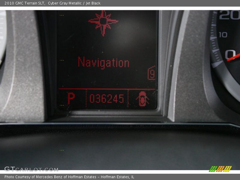 Cyber Gray Metallic / Jet Black 2010 GMC Terrain SLT