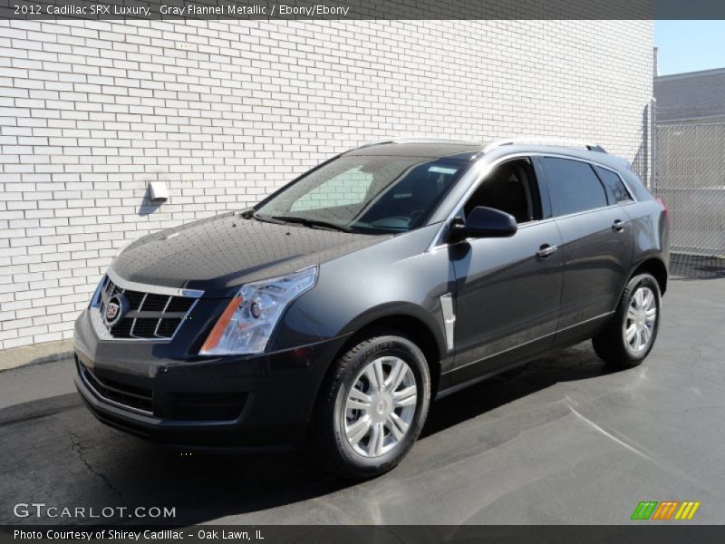 Gray Flannel Metallic / Ebony/Ebony 2012 Cadillac SRX Luxury