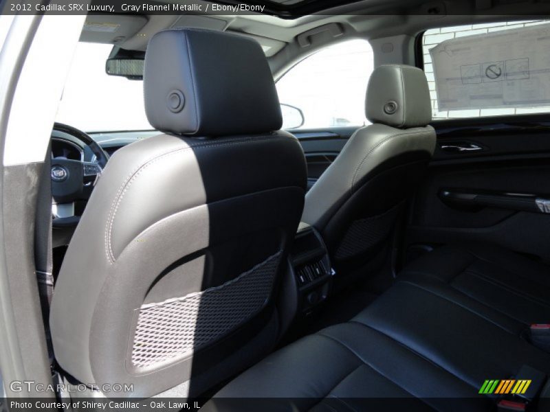 Gray Flannel Metallic / Ebony/Ebony 2012 Cadillac SRX Luxury