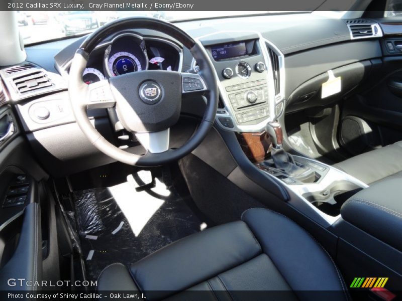 Gray Flannel Metallic / Ebony/Ebony 2012 Cadillac SRX Luxury
